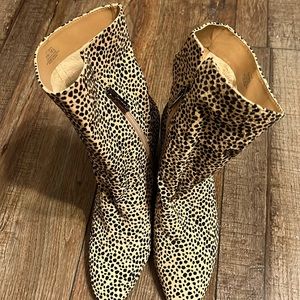 Leopard booties